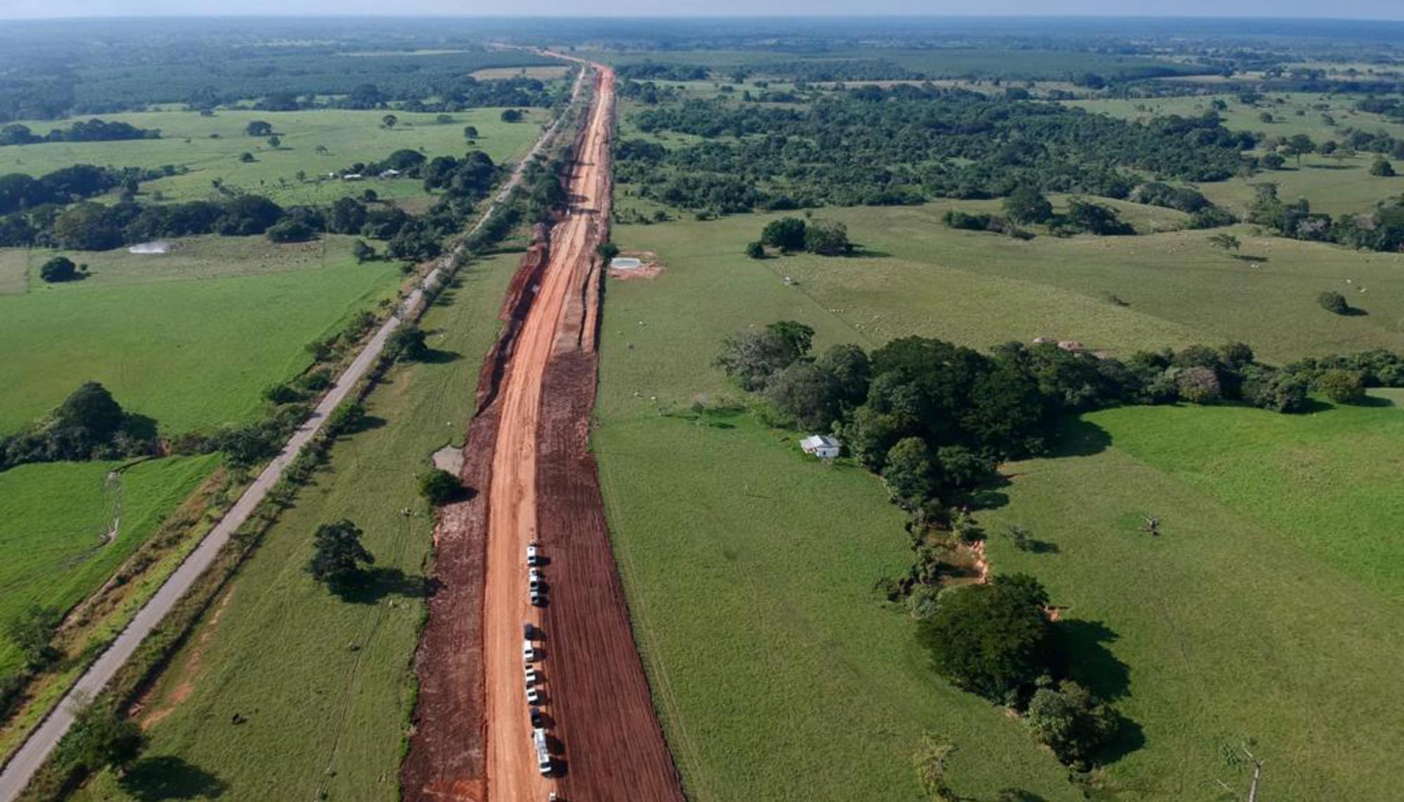 Obras del tren maya